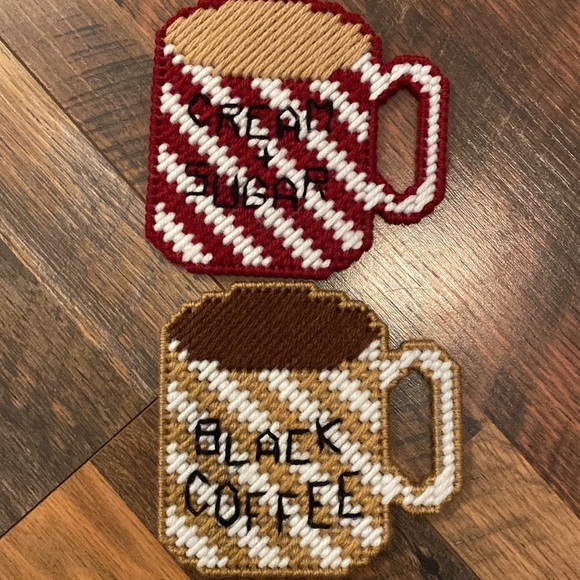 Handmade Coffee coasters and holder - Picture 6 of 8